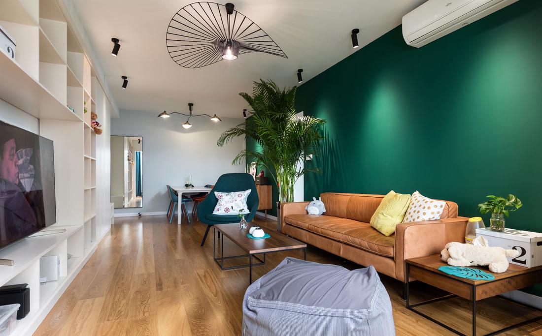 湖绿与复古棕的时尚碰撞-2