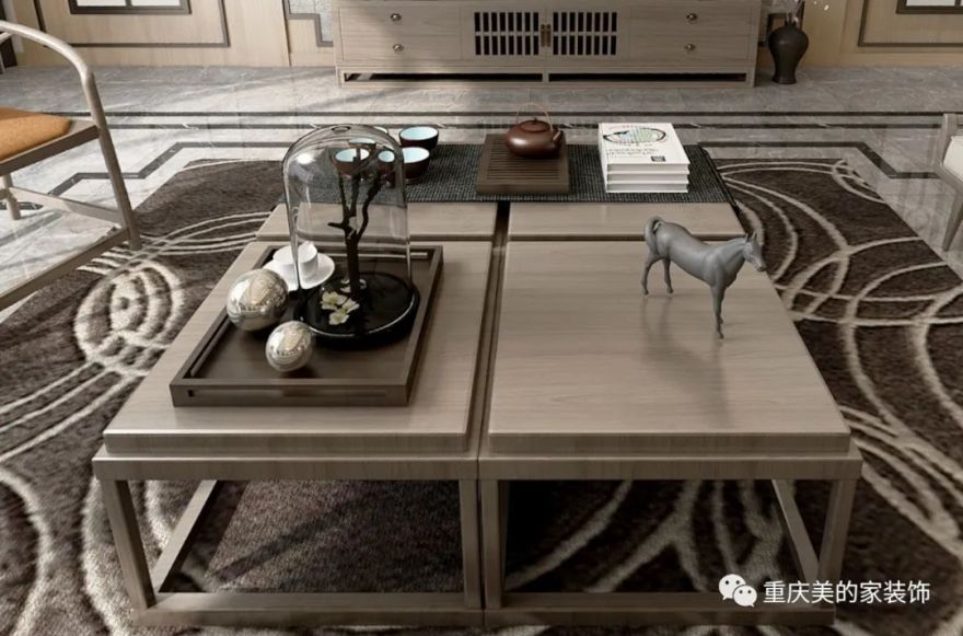 风雅千年 | 新中式博翠天悦洋房设计-50