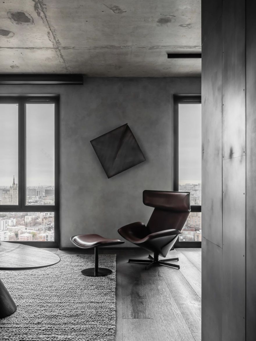 莫斯科公寓室内设计丨俄罗斯莫斯科丨Ariana Ahmad 设计工作室-13