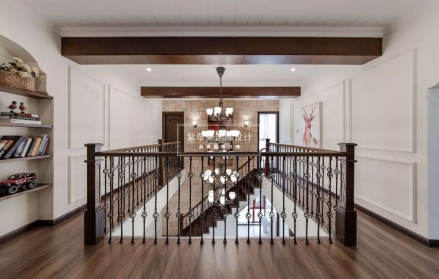 广福小区美式风格设计,自然质感打造温馨生活空间-40