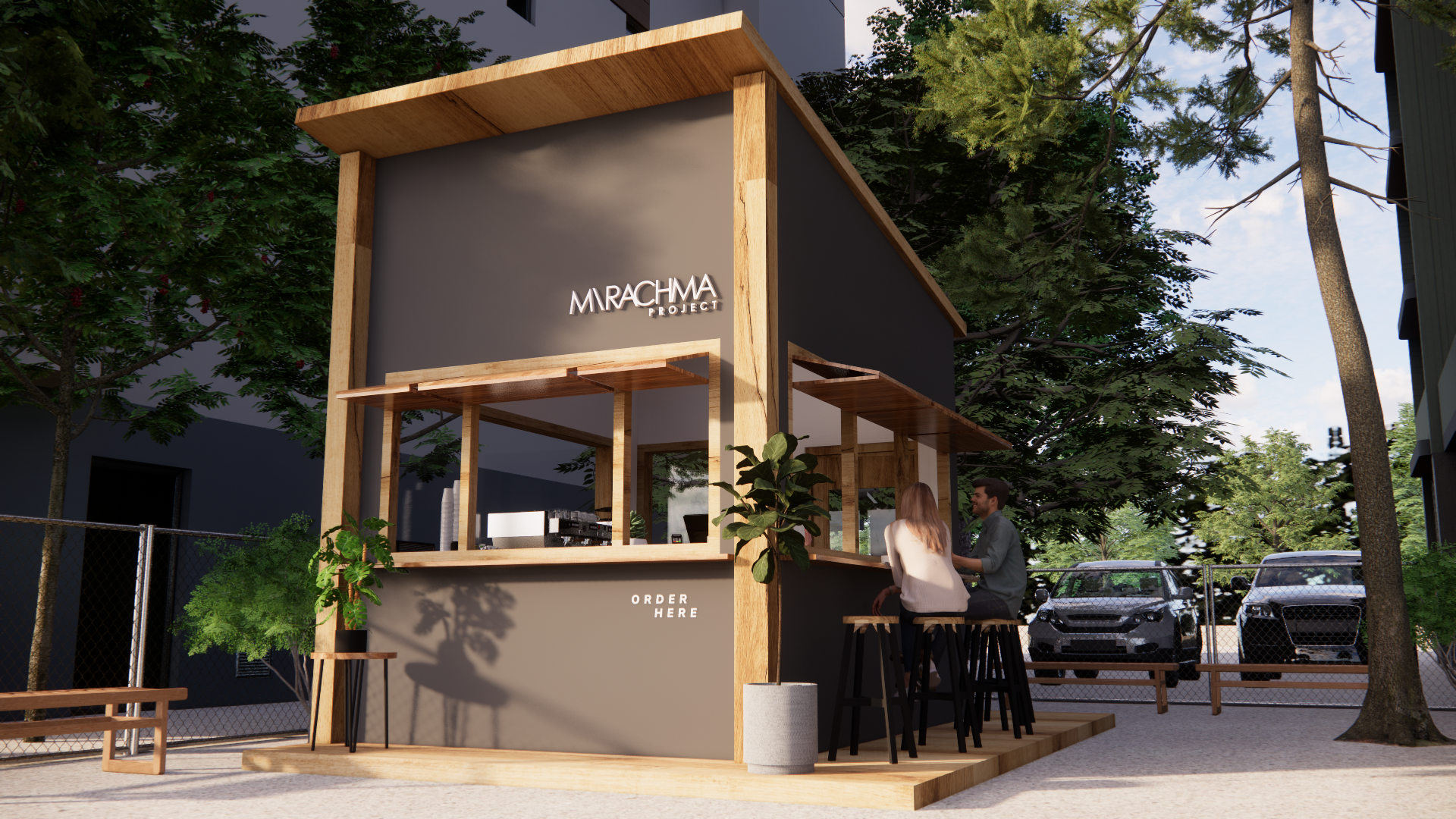 极简主义咖啡店丨Mirachma-7