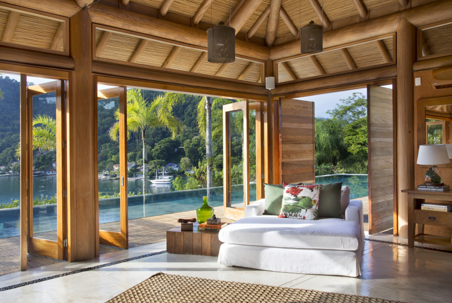 巴西 Angra dos Reis 别墅,自然有机的海洋之家-5