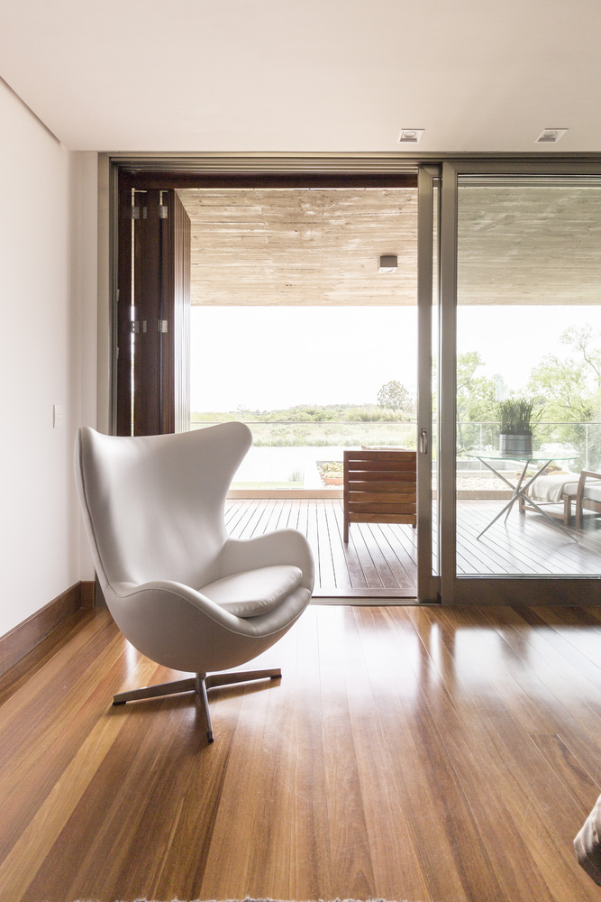 巴西河岸线性住宅，融入自然与通透-45