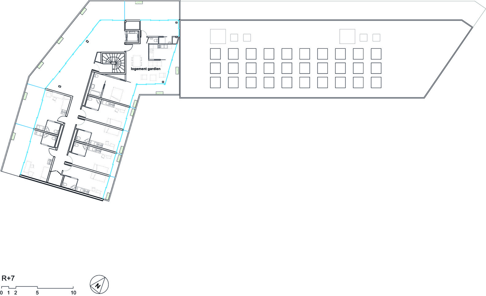 Ourcq Jaures Student - Social Housing  Lacaton - Vassal-71
