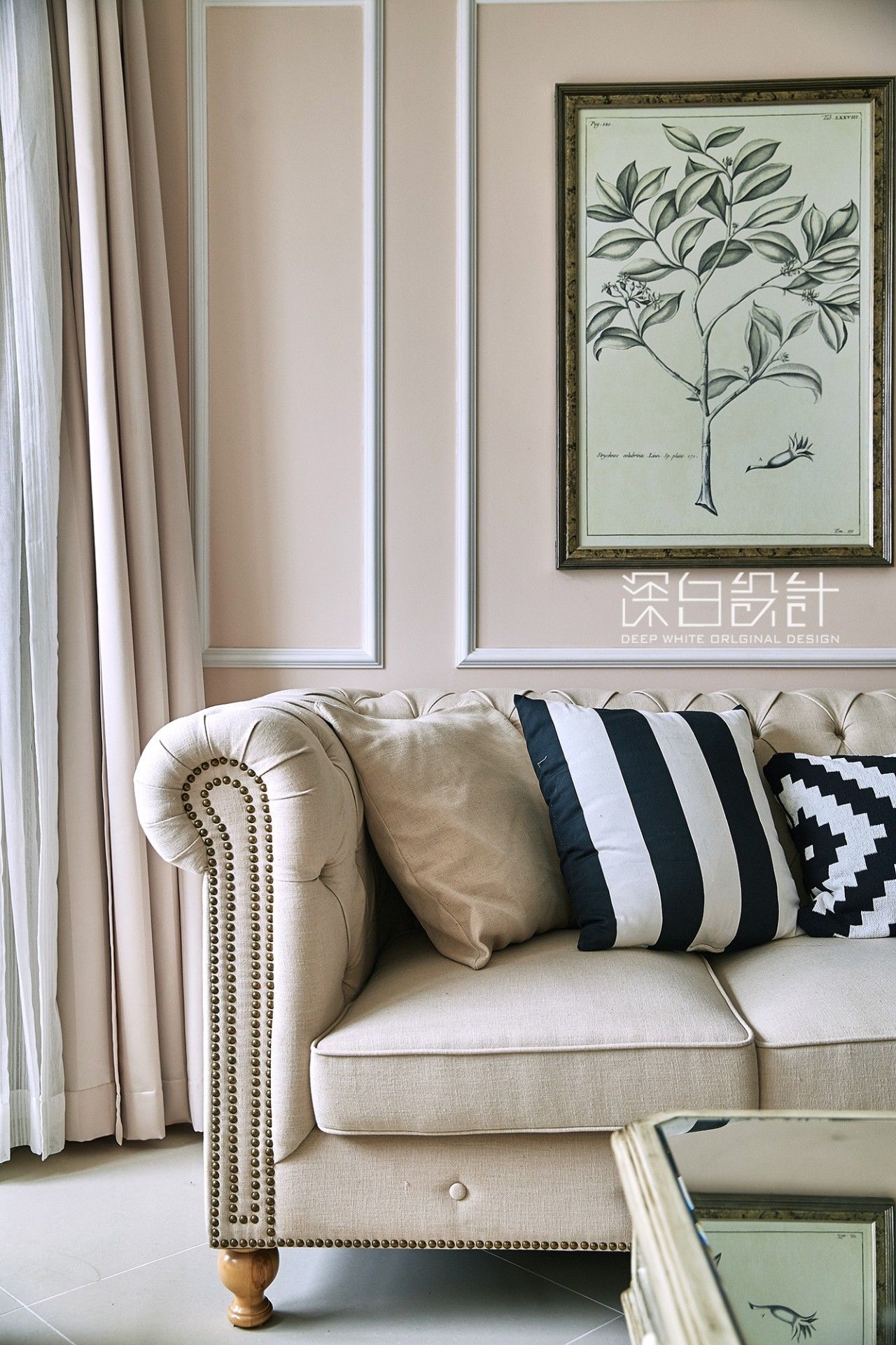 天津 90 平米美式休闲家居设计，浪漫雅致的中西合璧-17