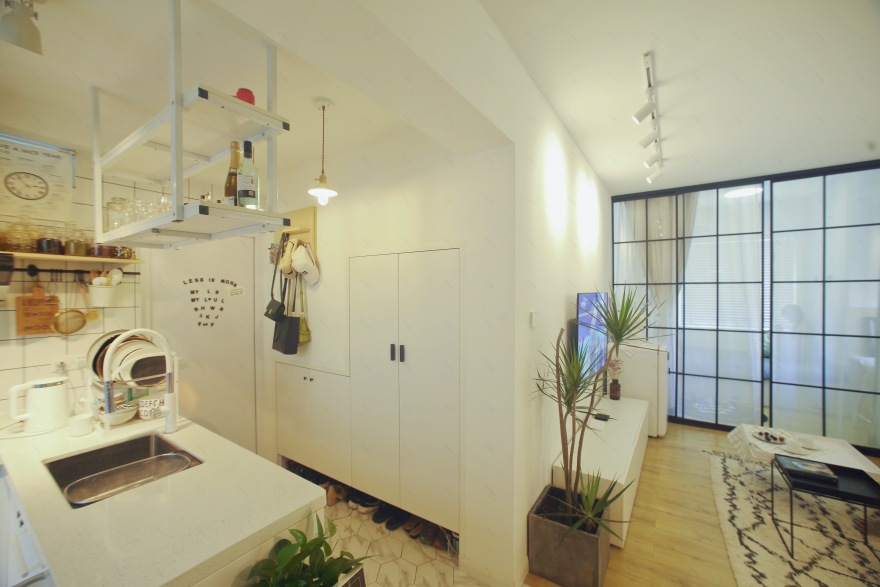 老房变形记 | 50 平米北欧风格开放式厨房设计-31