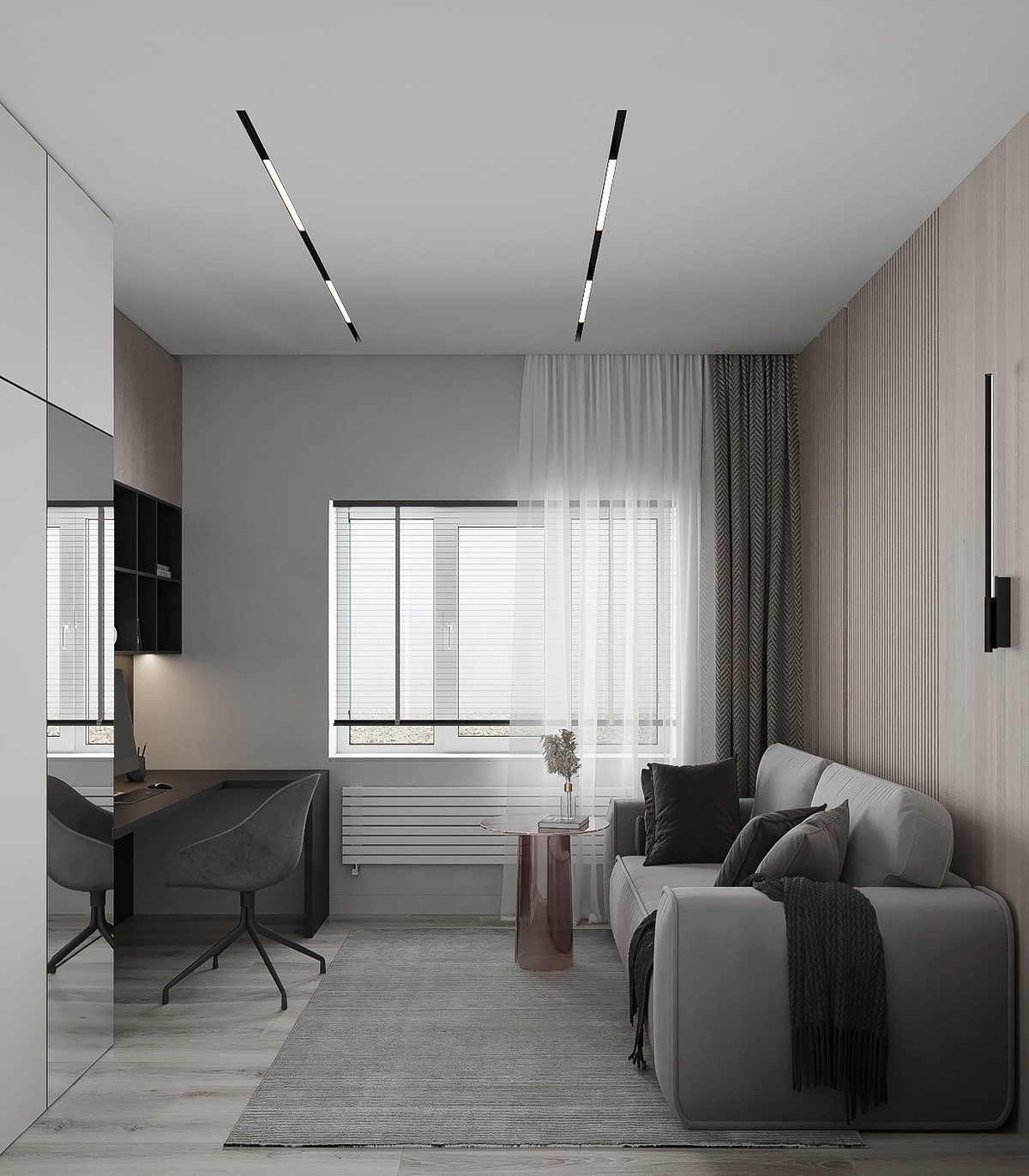 灰白简洁空间  简约不简单！-14