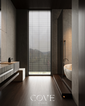 极致简约奢华风浴室

注：这里Lu·ury推测是Luxury拼写有误，按照奢华的意思进行翻译 丨阿联酋迪拜