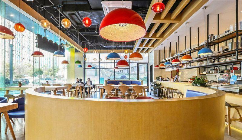 暖黄空间,舒适享受——便当餐厅“饭范”设计赏析-32