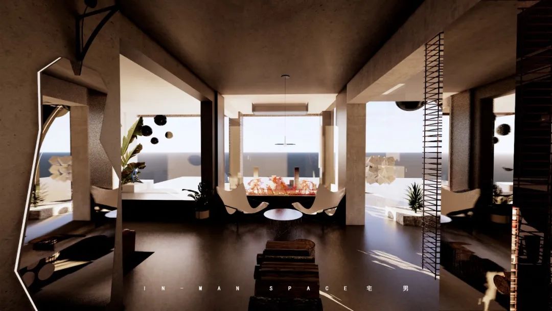 内江宅男办公室 | 现代演绎,极简共融-34