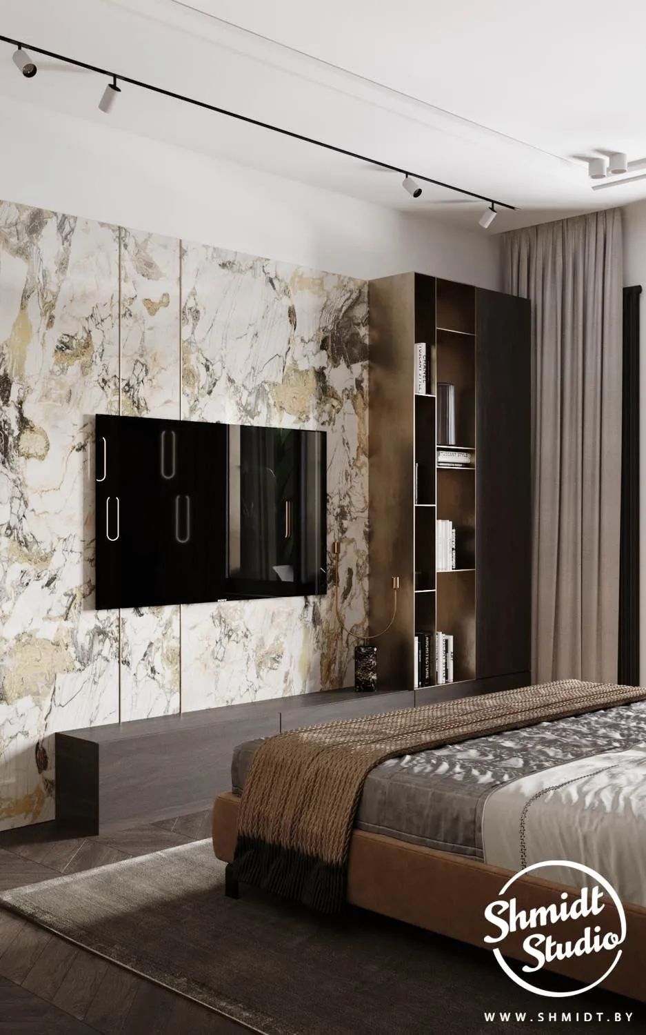 轻奢高级灰公寓丨俄罗斯设计工作室 Gennady Shmidt-34