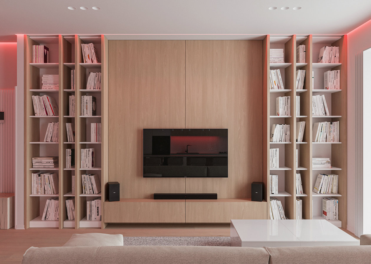 110㎡浅色系住宅设计-6