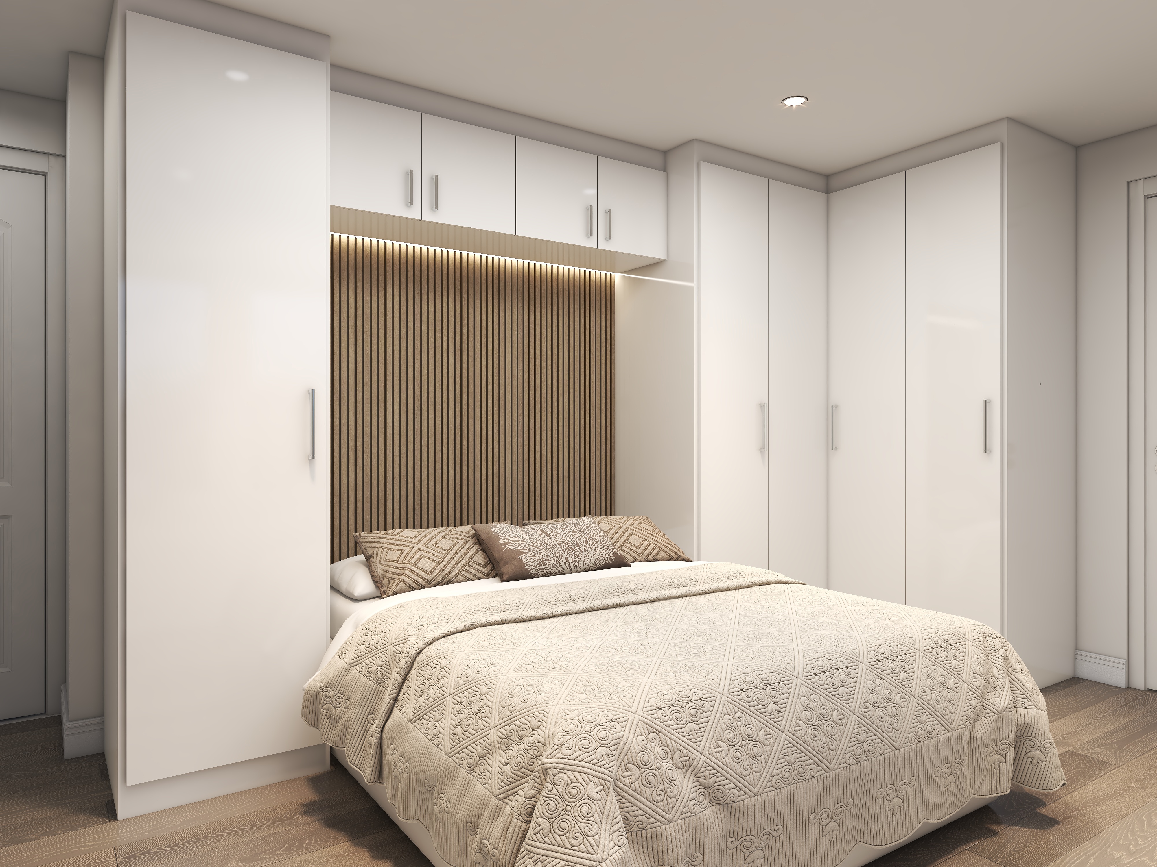 bedroom with attached working station desgn (UK)-1