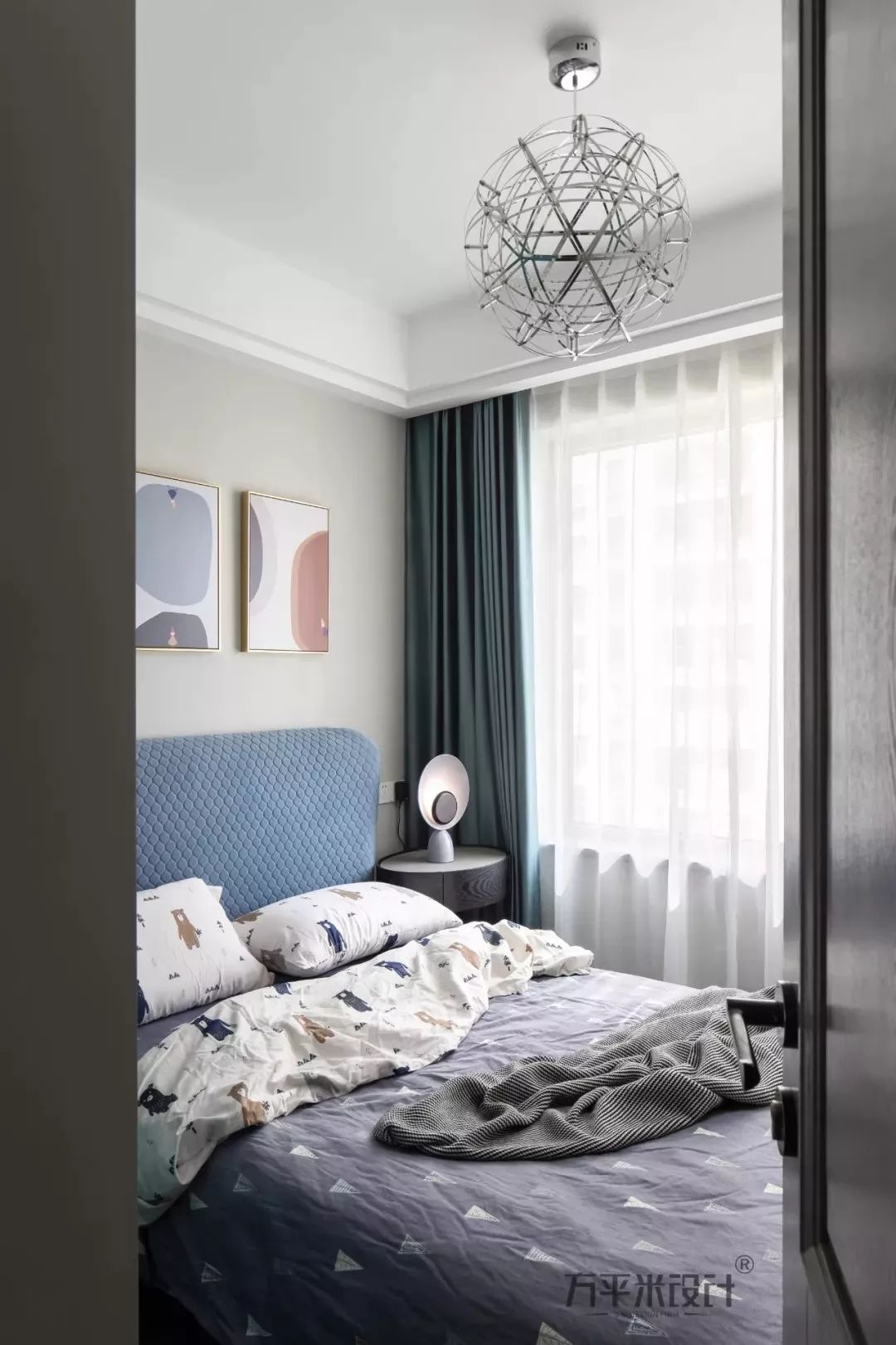 现代轻奢逐梦星尘,方平米设计温暖舒适空间-131