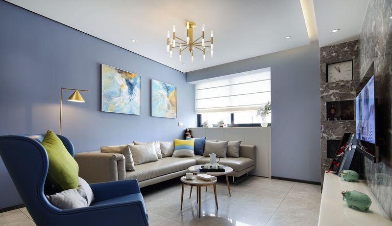 蓝野芳华 · 福田彩虹新都花园 142 平现代北欧风住宅设计丨中国深圳-2