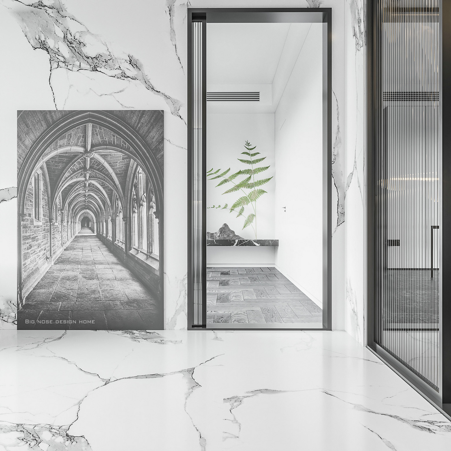 Big nose设计 现代写意别墅-22