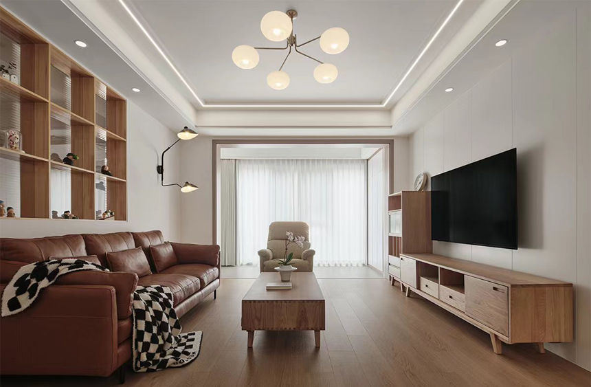 135㎡简约日式亲子宅-12