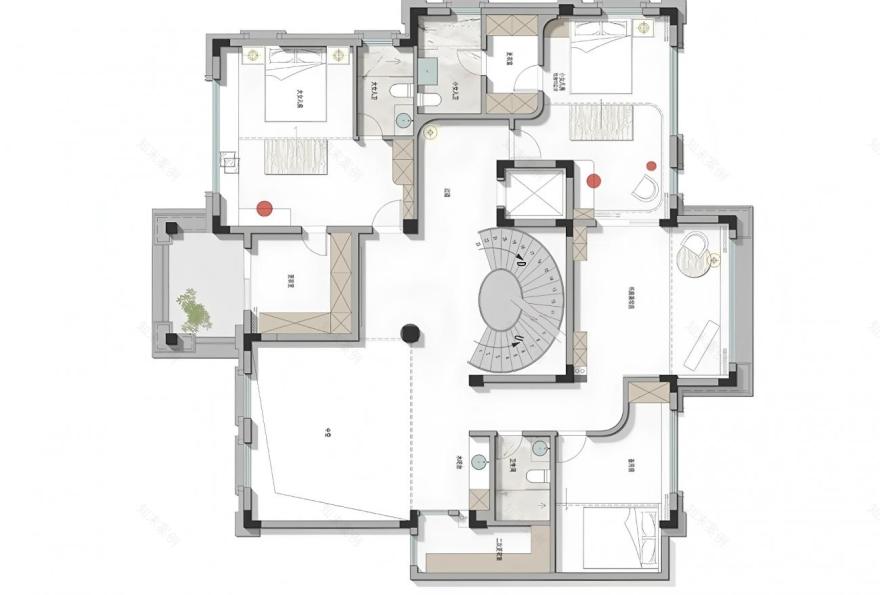 川行空间设计 · 义乌绿谷云溪1000m²别墅丨中国浙江-73