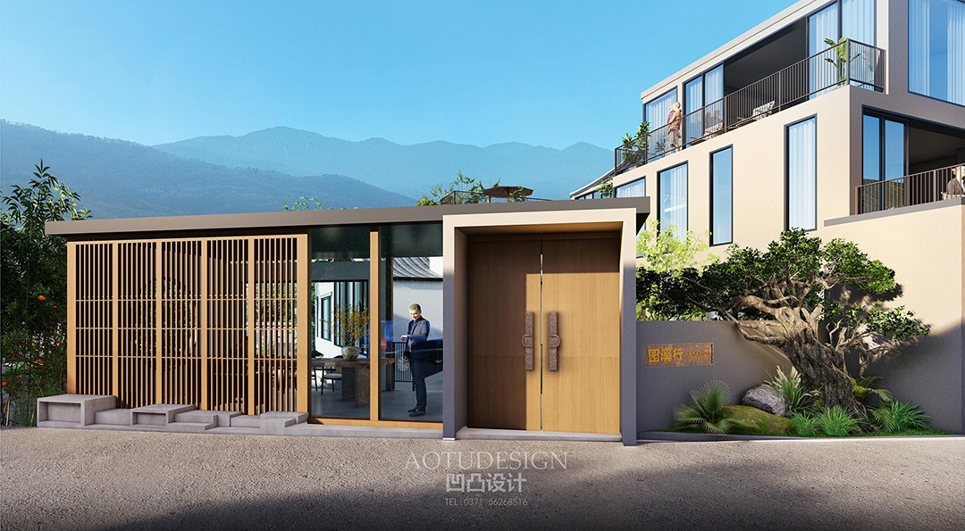 水泉映月民宿丨中国新乡丨河南凹凸环境艺术设计-28