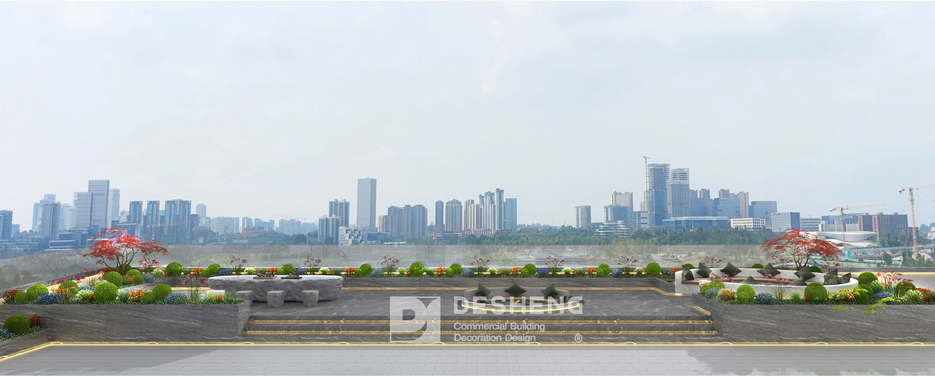 德盛装饰办公室装修案例宝朗实业-40