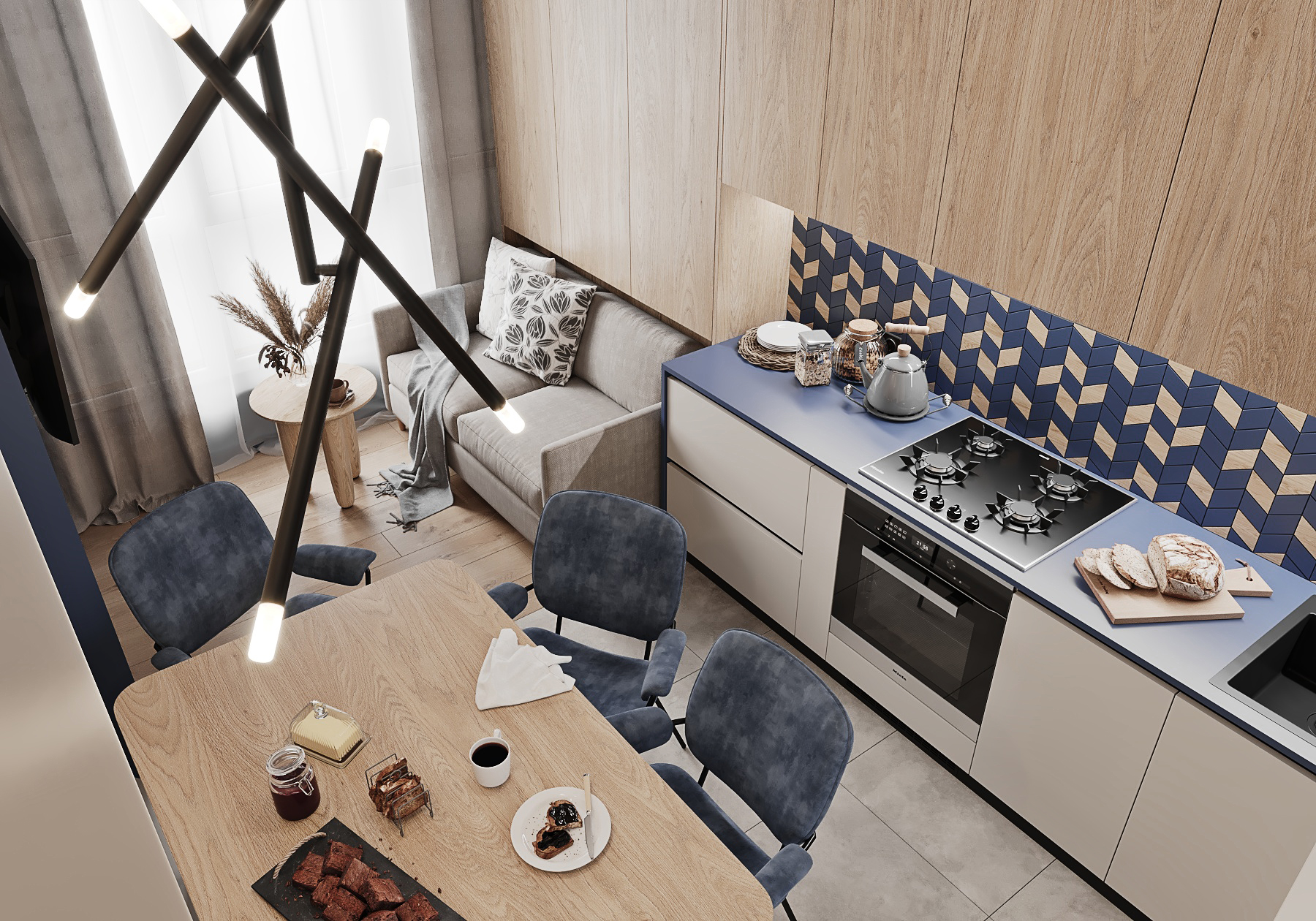 马里乌波尔的一居室公寓丨马里丨PikulDesign-14