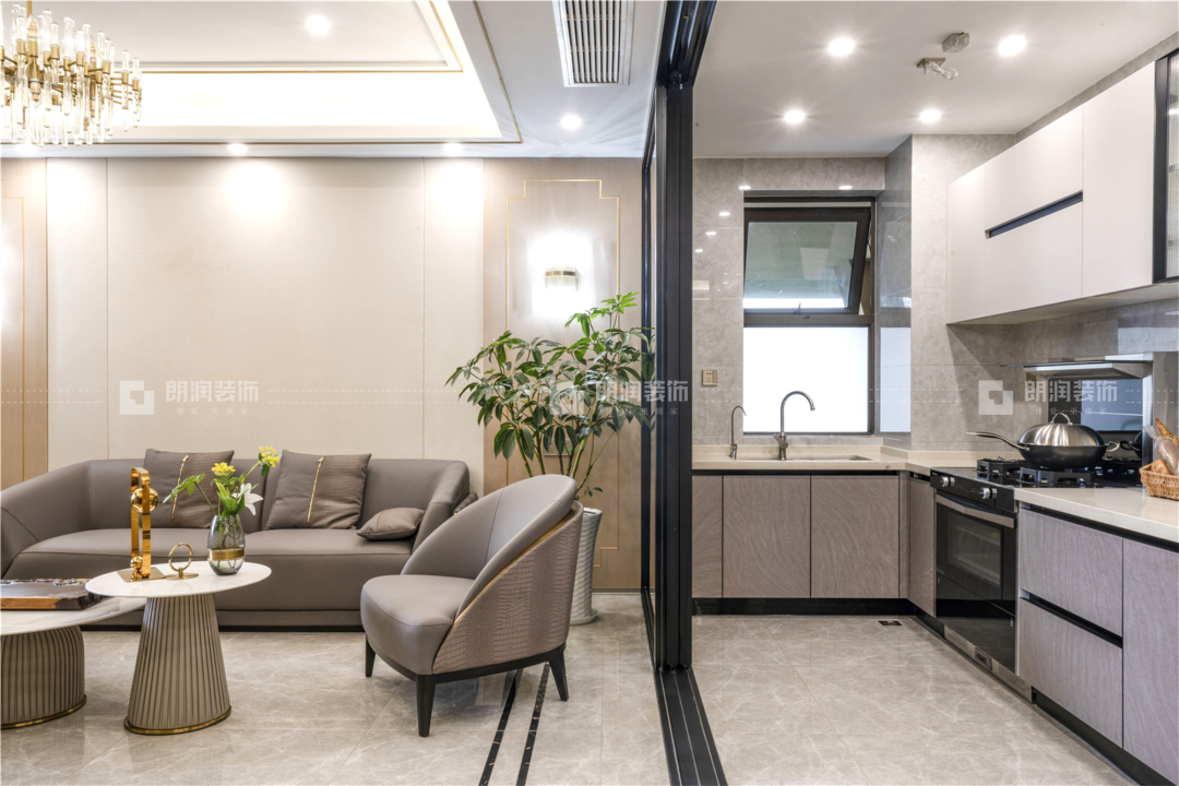 七一广场142㎡轻奢三居设计丨中国成都丨朗润装饰-30