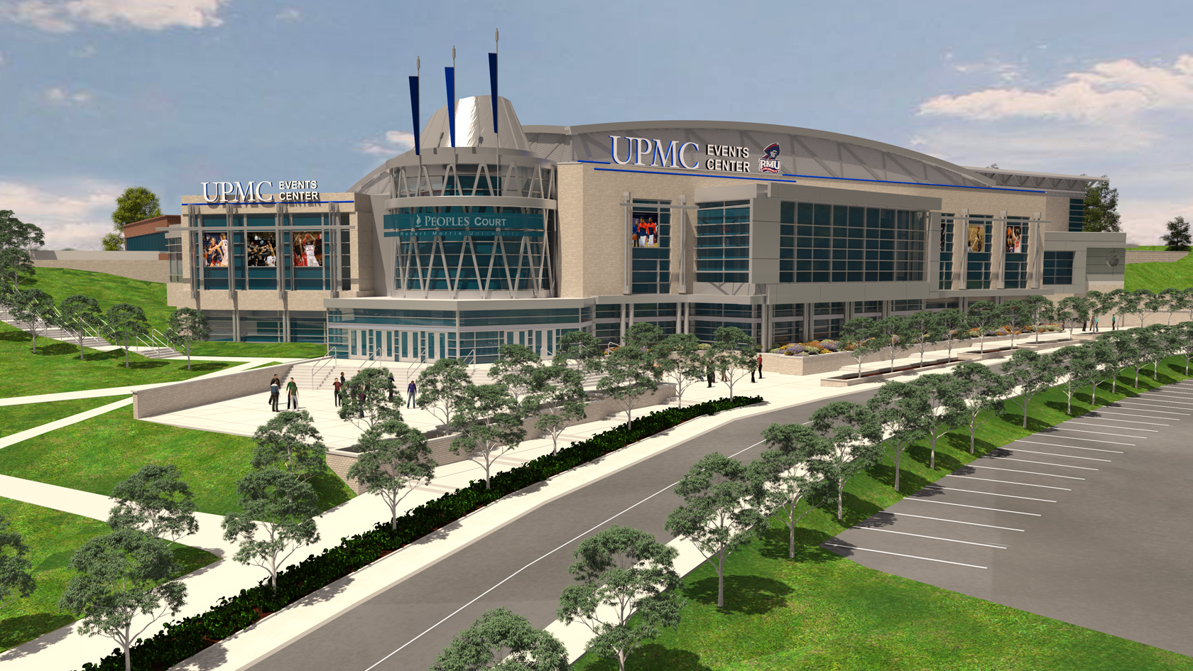 Robert Morris 大学 UPMC Events 中心 | 现代会议与运动一体化-13