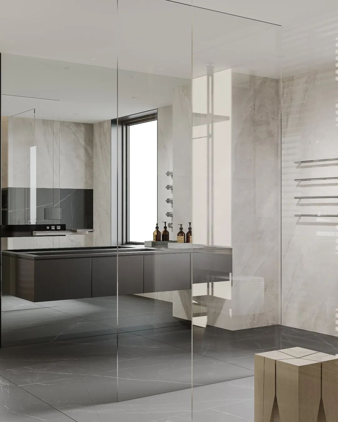 几何交叠丨中国大连丨民舍制作空间设计-37