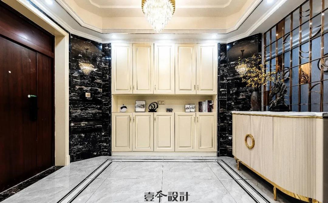 轻奢改造,八角玄关、开放式厨房打造现代宜居空间-21