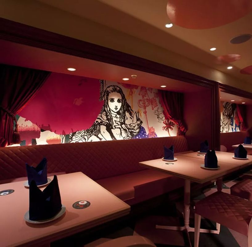 Тематические рестораны Алиса в стране чудес - 40 фото интерьеров-34