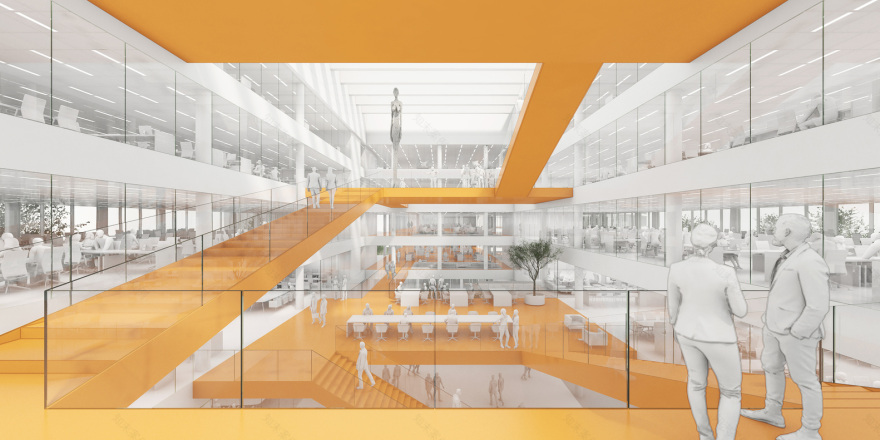 创新金融办公空间——Cedar ING Offices-57