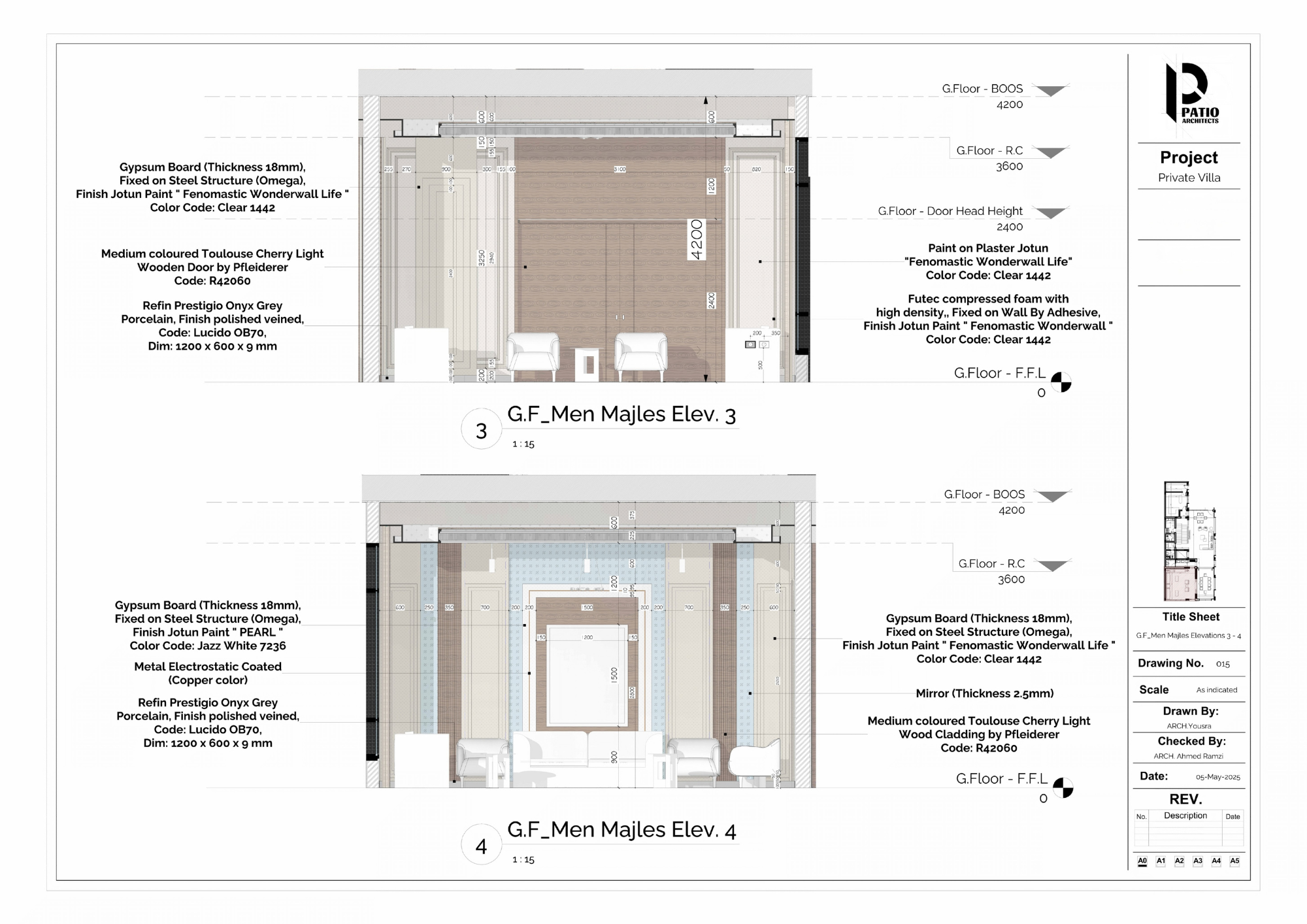 会议室与餐厅室内设计丨沙特阿拉伯利雅得丨Patio Architects L.L.C-12