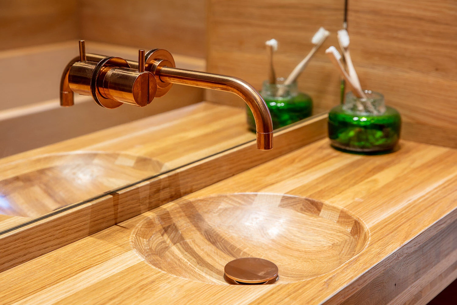 温湿度调节的木质浴室-23