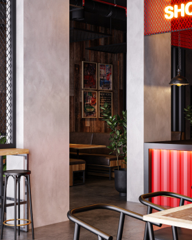 BURGER SHOP DESIGN...