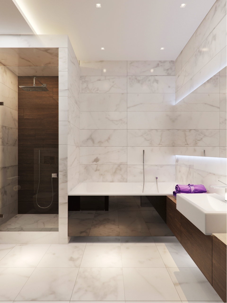 The interiors of the apartment 140 m in the residential complex Mirax park Alexandra Fedorova-4