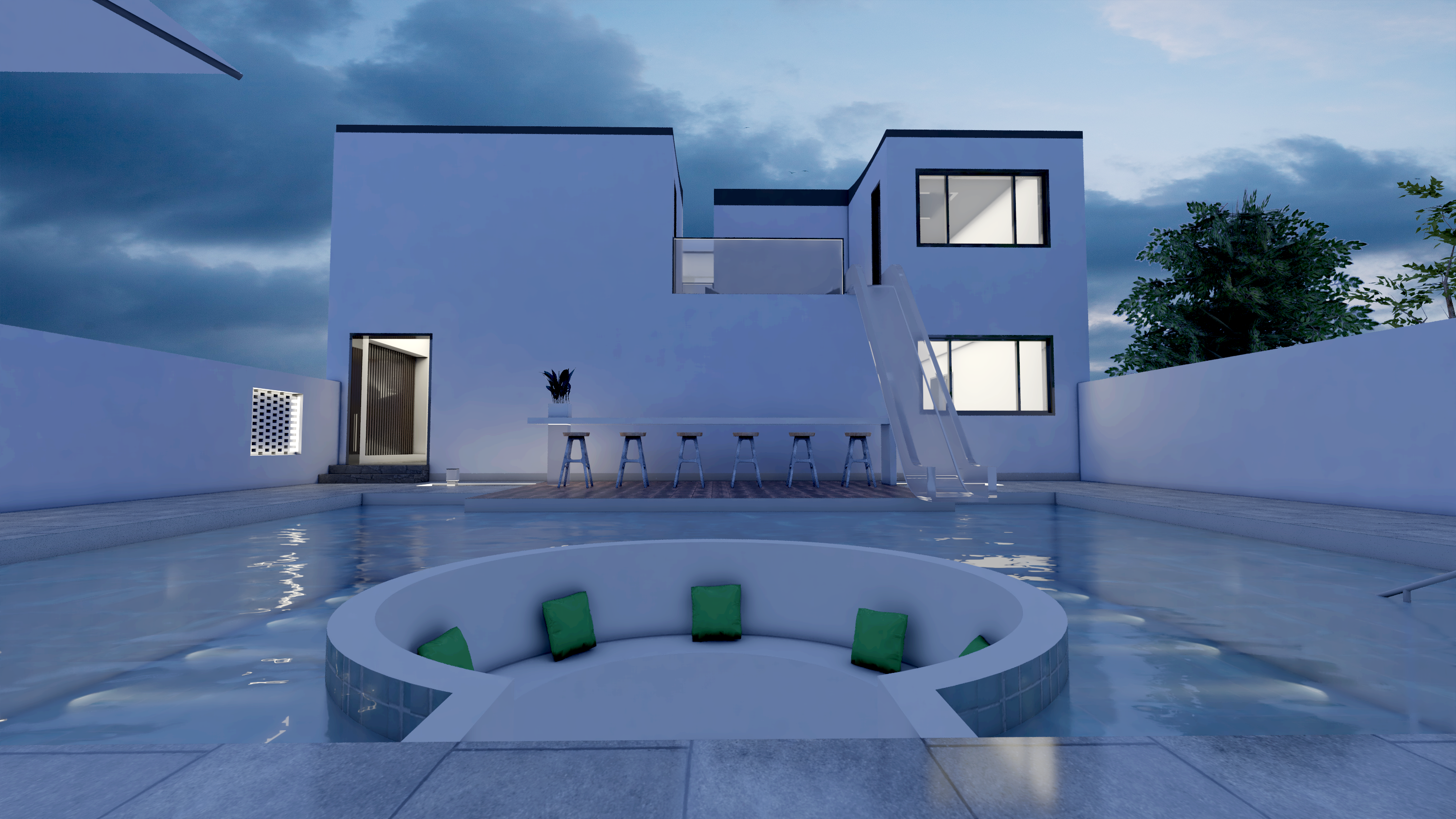 乡居民宿建筑空间一体设计-2