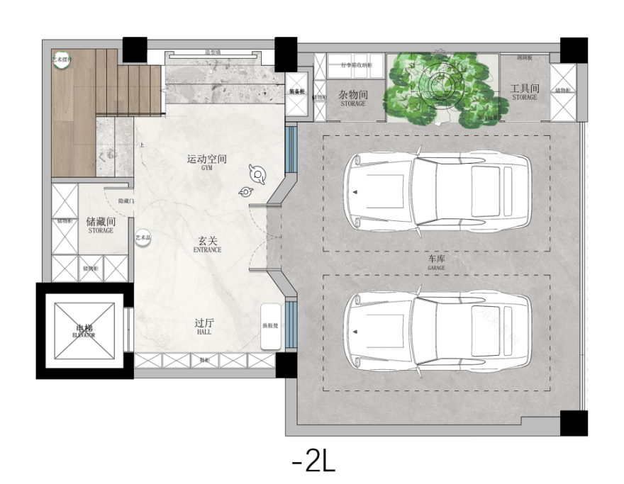 STUDIO·Y丨460㎡叠拼别墅丨中国成都丨STUDIO.Y室内设计事务所-65