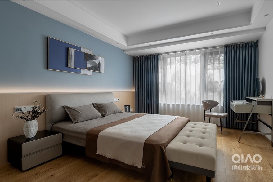 140㎡现代简约风装修案例丨中国重庆丨重庆俏业家装饰-41