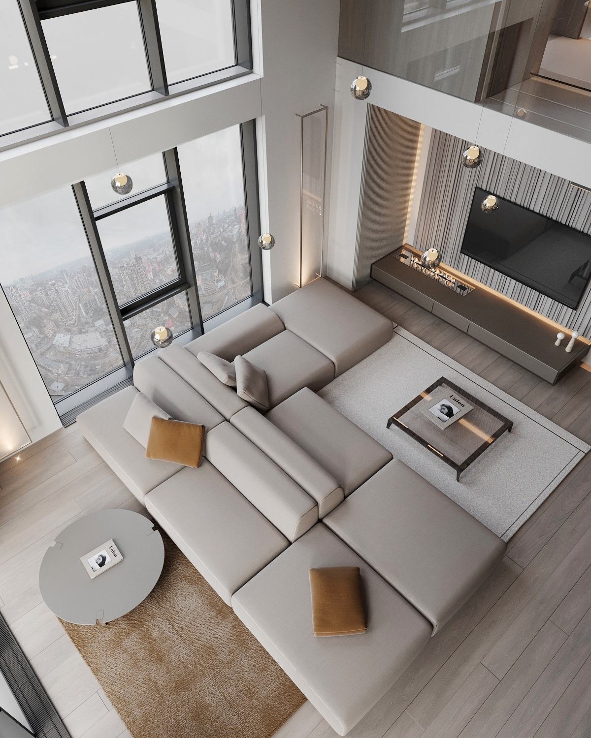 简洁纯粹的挑空别墅丨乌克兰基辅丨ArtPartner Architects-3