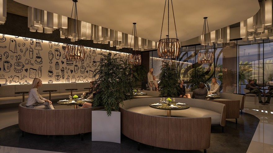 餐厅空间高效利用的典范丨Architecture Designing-15