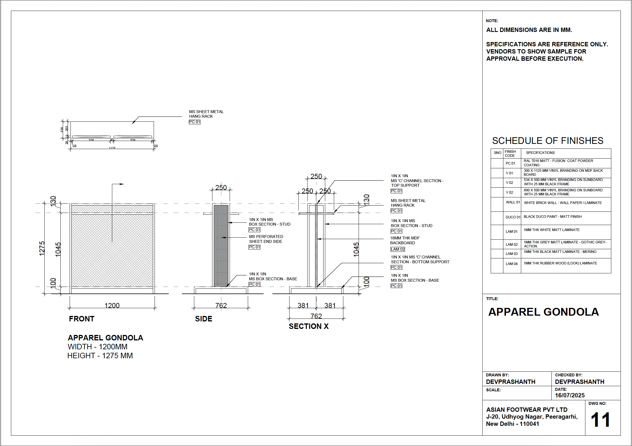 Asian Footwears独家品牌门店设计丨印度-19