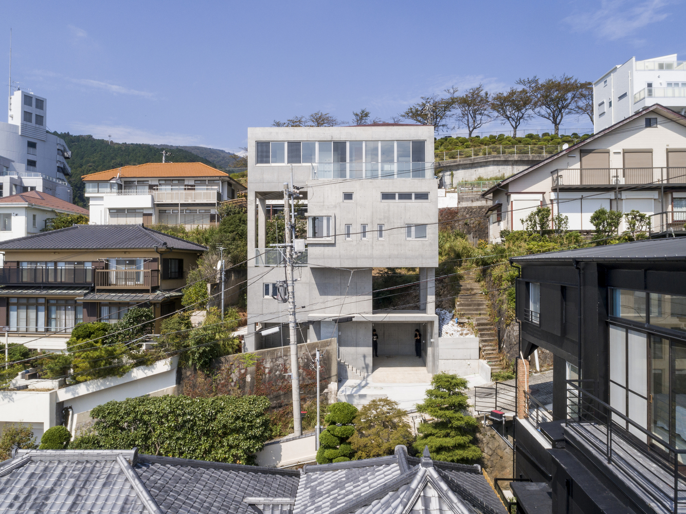 日本 Atami Tower House 混凝土塔楼设计丨Ashida Architect & Associates-11