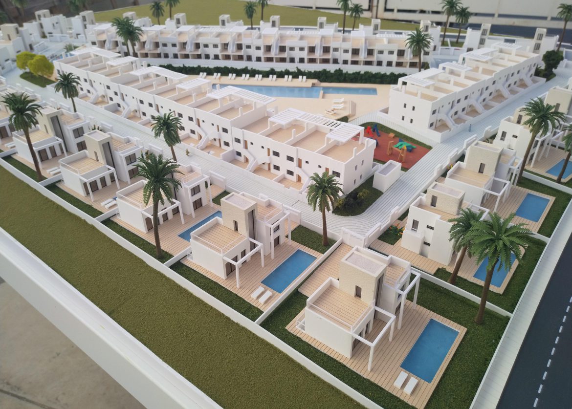 Benidorm城市规划建筑模型-5