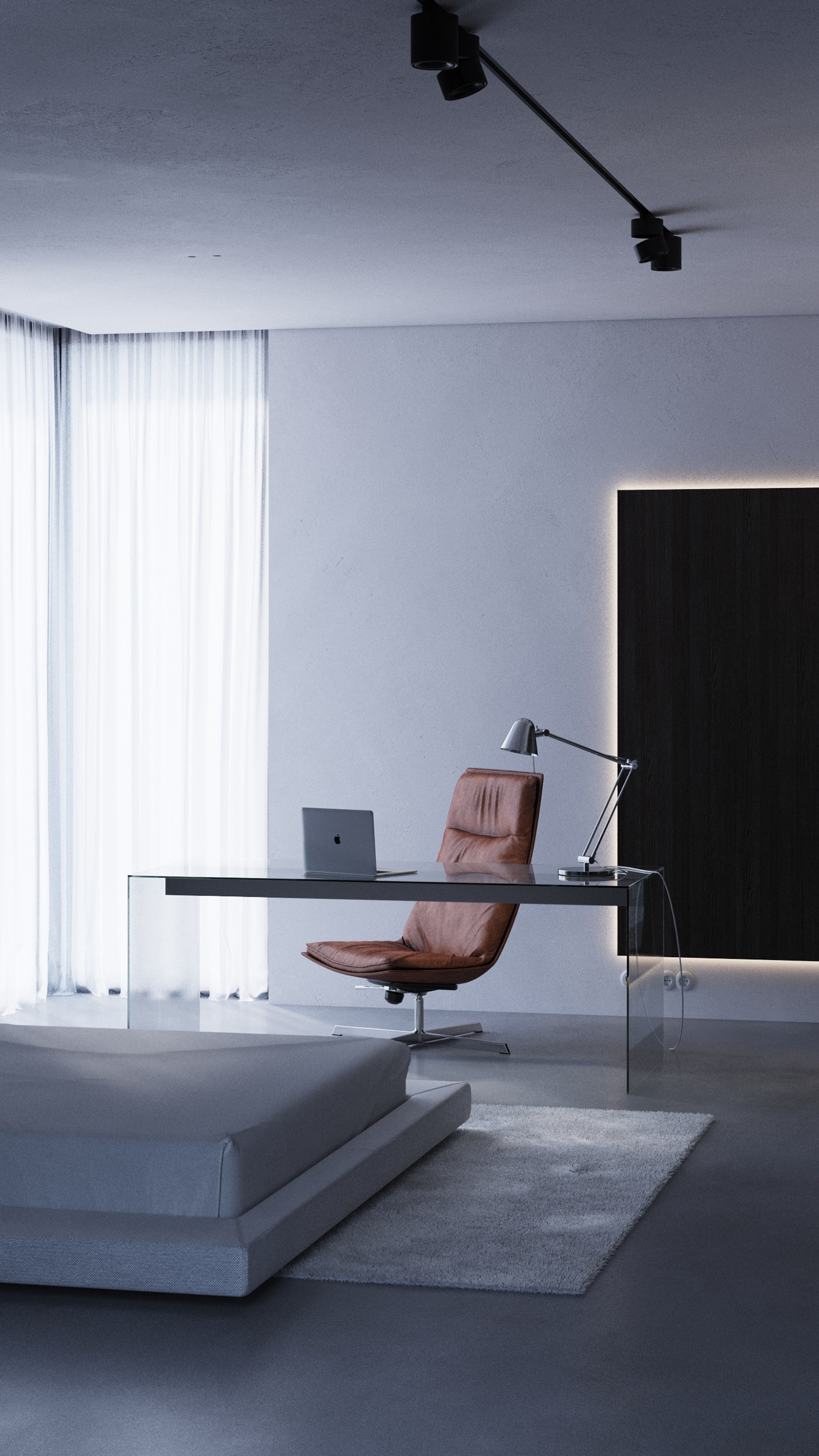 高级灰色系公寓设计 超有范的设计-19