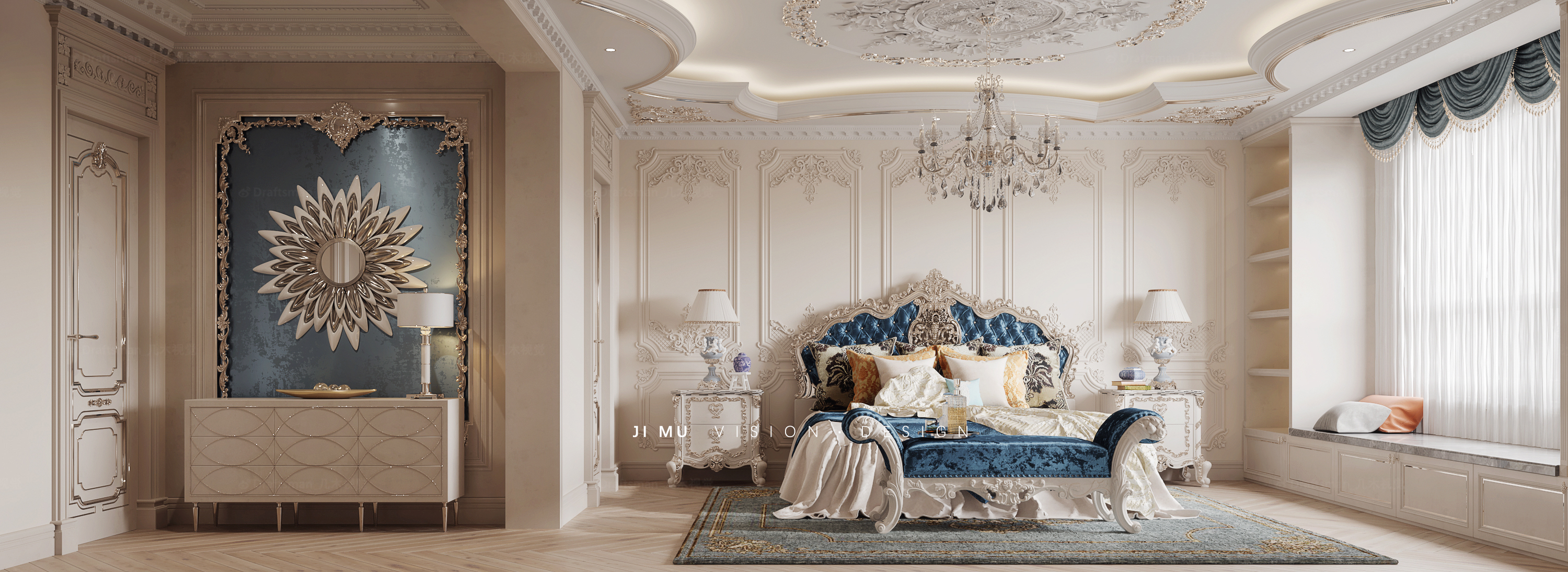 法式轻奢风室内设计-14