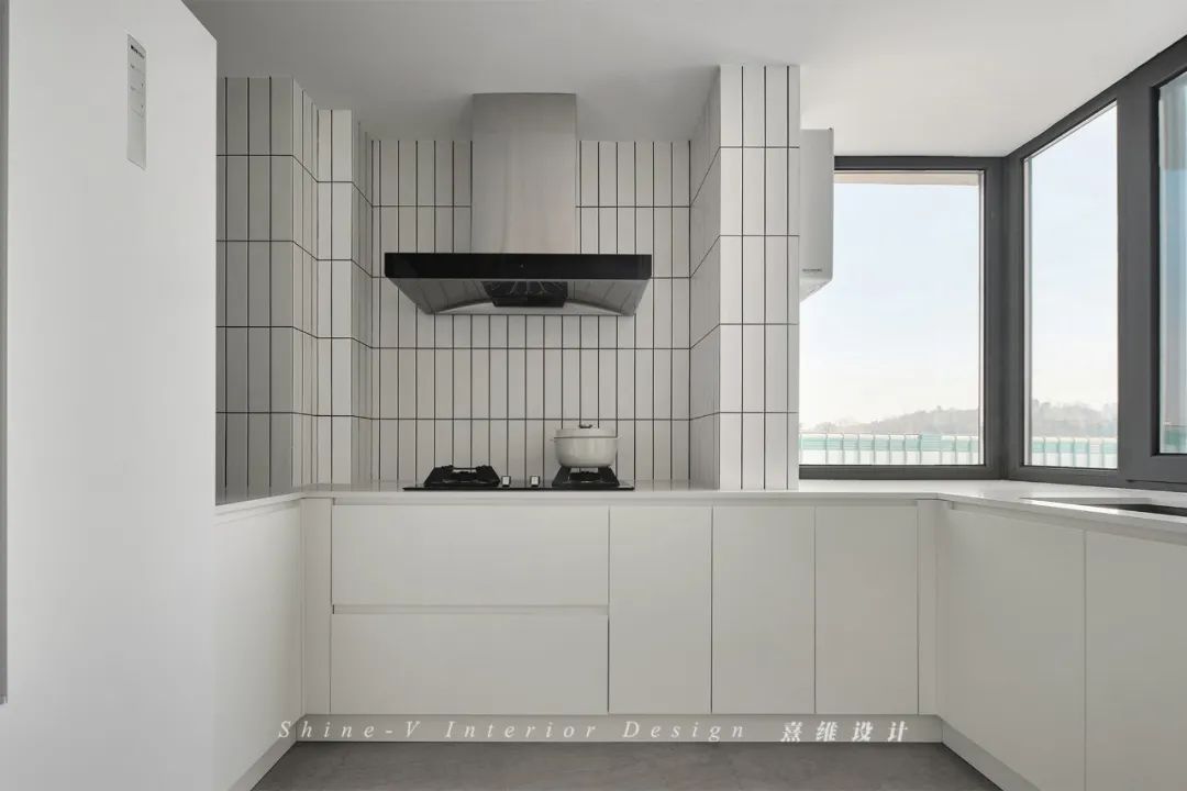 逾白 · 115㎡纯白空间,开放式客餐设计丨中国南京丨熹维设计-59