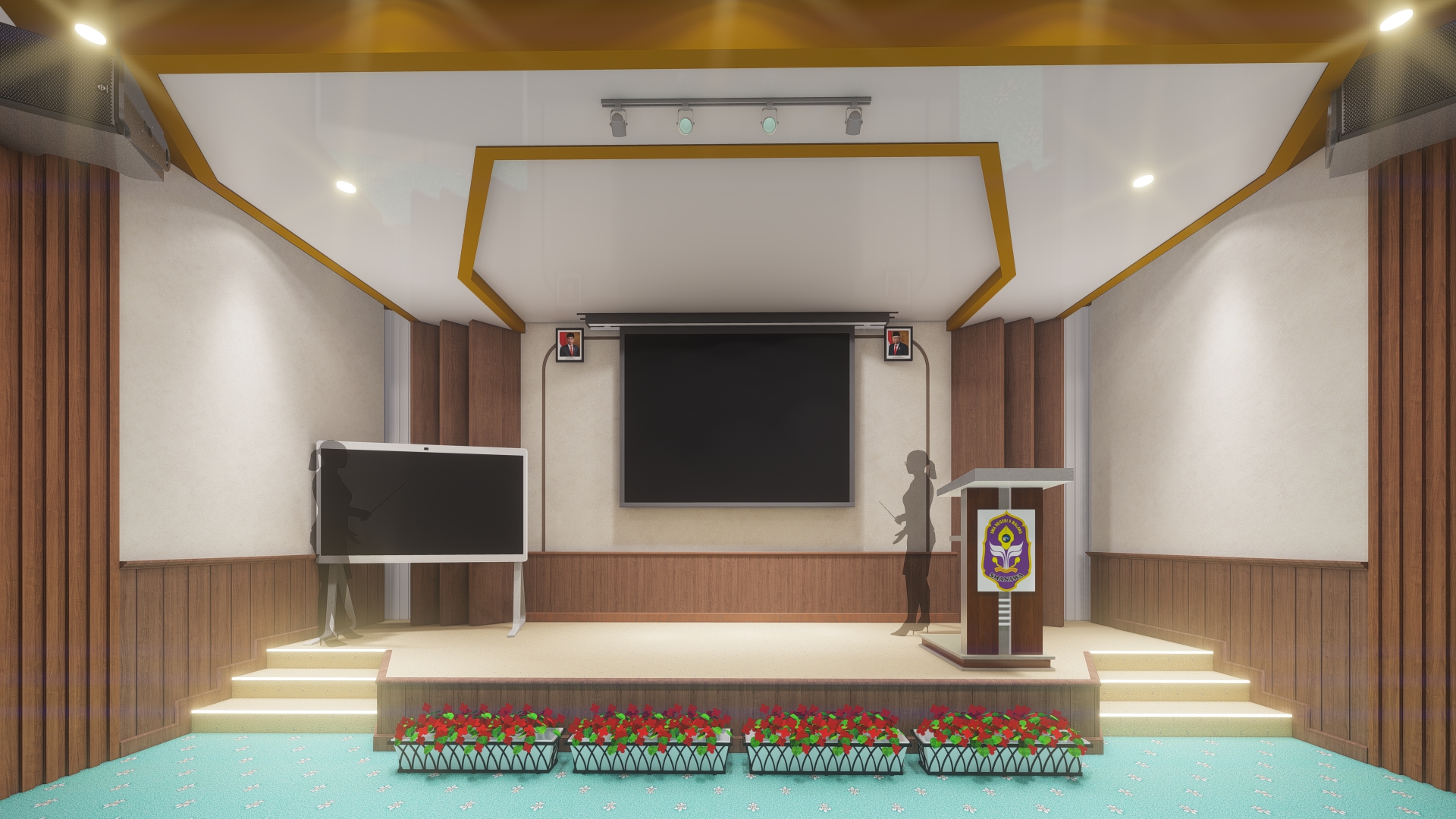 Auditorium Design At State Senior High School 9 Malang-1