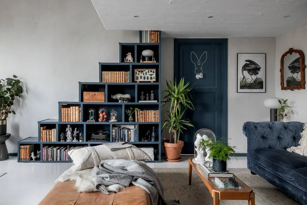 斯德哥尔摩独特公寓 | 三重阁楼设计,极富创意与空间感-13