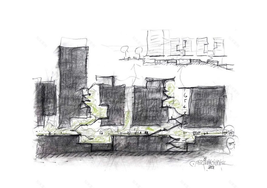 成都麓湖漂浮总部办公楼丨中国成都丨直向建筑-66