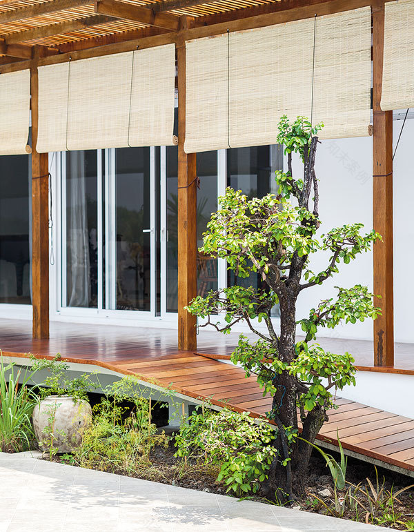 บ้านปูนผสมไม้ สไตล์โมเดิร์นที่เปิดใต้ถุงโล่งแบบไทยๆ-บ้านและสวน-16